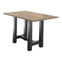STEHTISCH Essa 2 140 x 70 x 105 aus Holzwerkstoff Eiche Sägerau - Graubraun, Holz (70/105/140cm) - 58aufmkessel