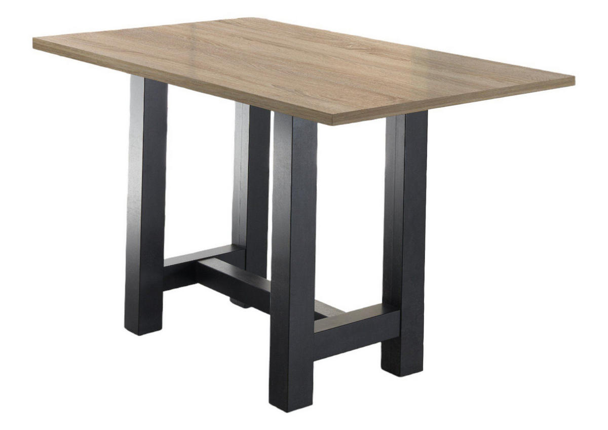 STEHTISCH Essa 2 140 x 70 x 105 aus Holzwerkstoff Eiche Sägerau - Graubraun, Holz (70/105/140cm) - 58aufmkessel