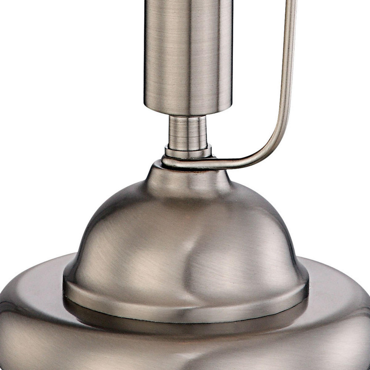 LED TISCHLEUCHTE Antique Alabaster Glas Silber 2er Set - Silberfarben, Glas (17/17/8.2cm) - Globo Lighting