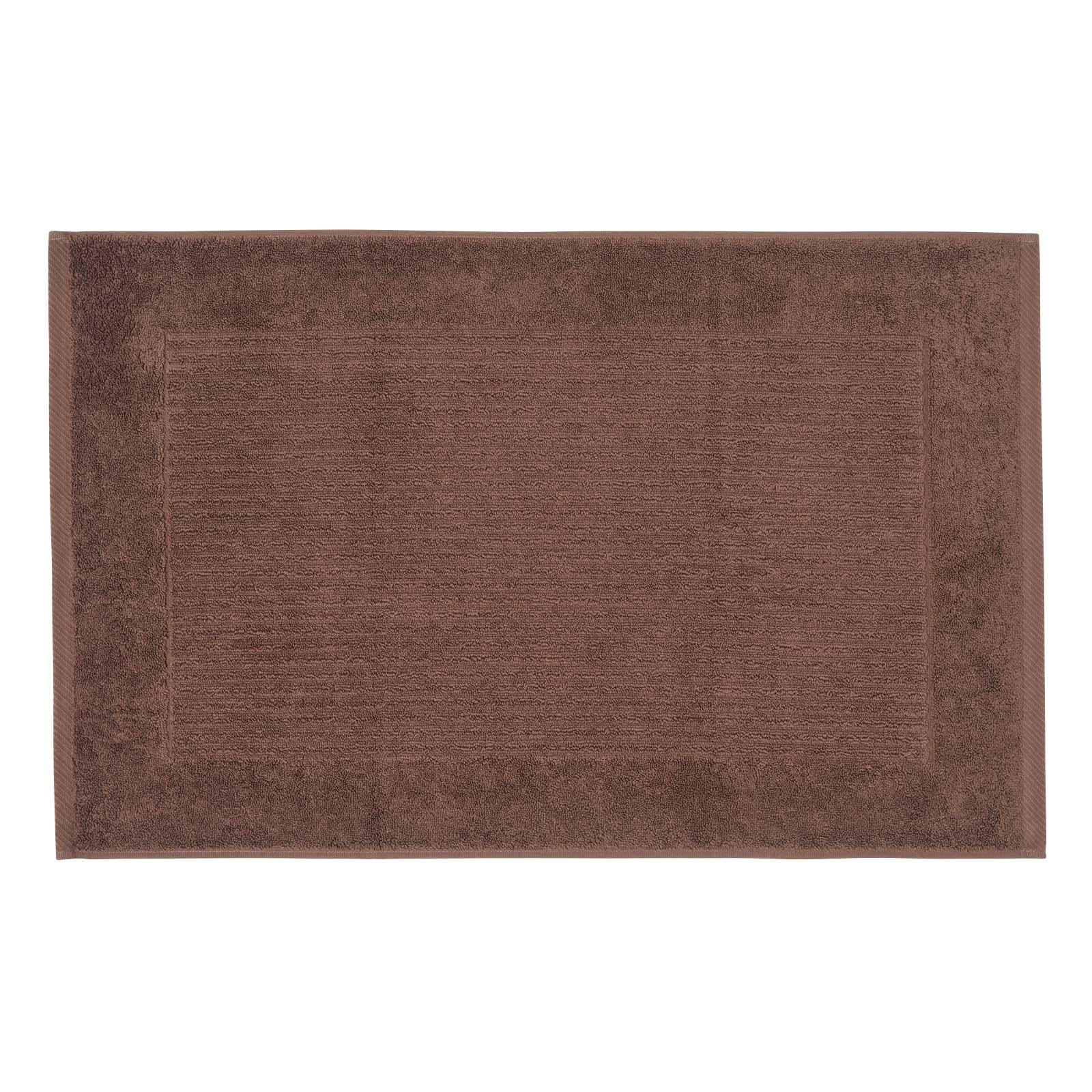 BADEMATTE Imperial 50/80 cm, Baumwolle - Braun, Textil (50/80cm) - Homescapes