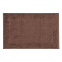 BADEMATTE Imperial 50/80 cm, Baumwolle - Braun, Textil (50/80cm) - Homescapes