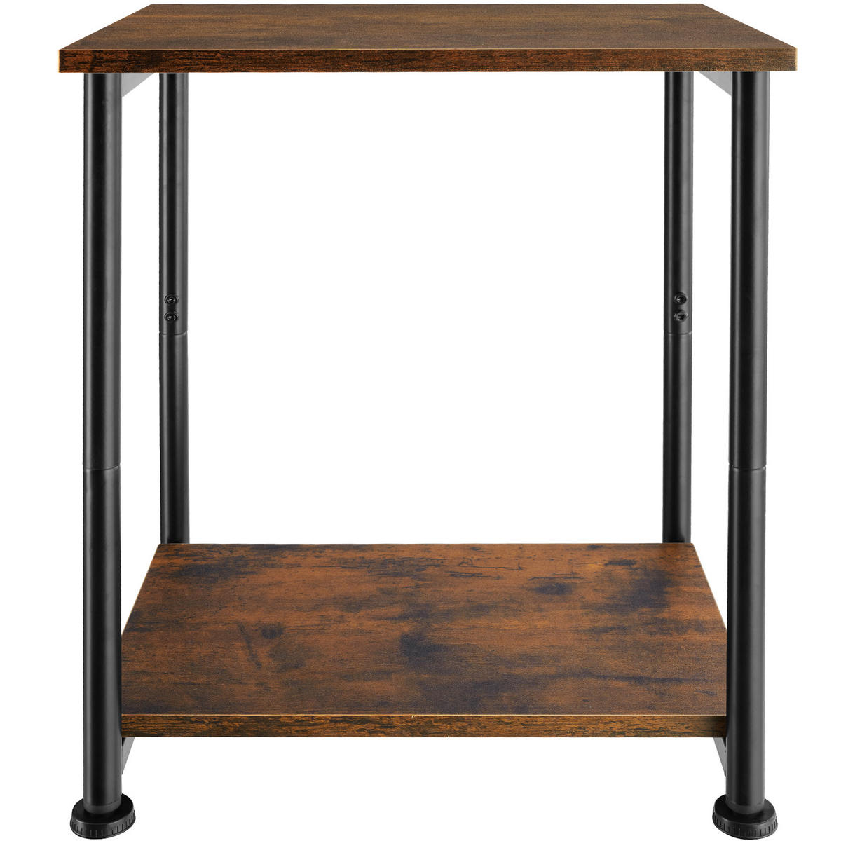 BEISTELLTISCH Yonkers,38,5 x 30 x 51,5 cm,Industrial Holz dunkel, rustikal - Rostfarben, Holzwerkstoff (30/38.5/51.5cm) - tectake