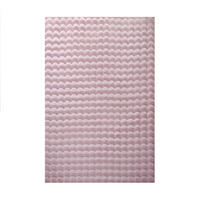 TEPPICH Waschbar Hochflor Uni Polyester Wohnzimmer Rosa Rechteckig 160x230 - Rosa, Textil (160/230cm) - KADIMA DESIGN