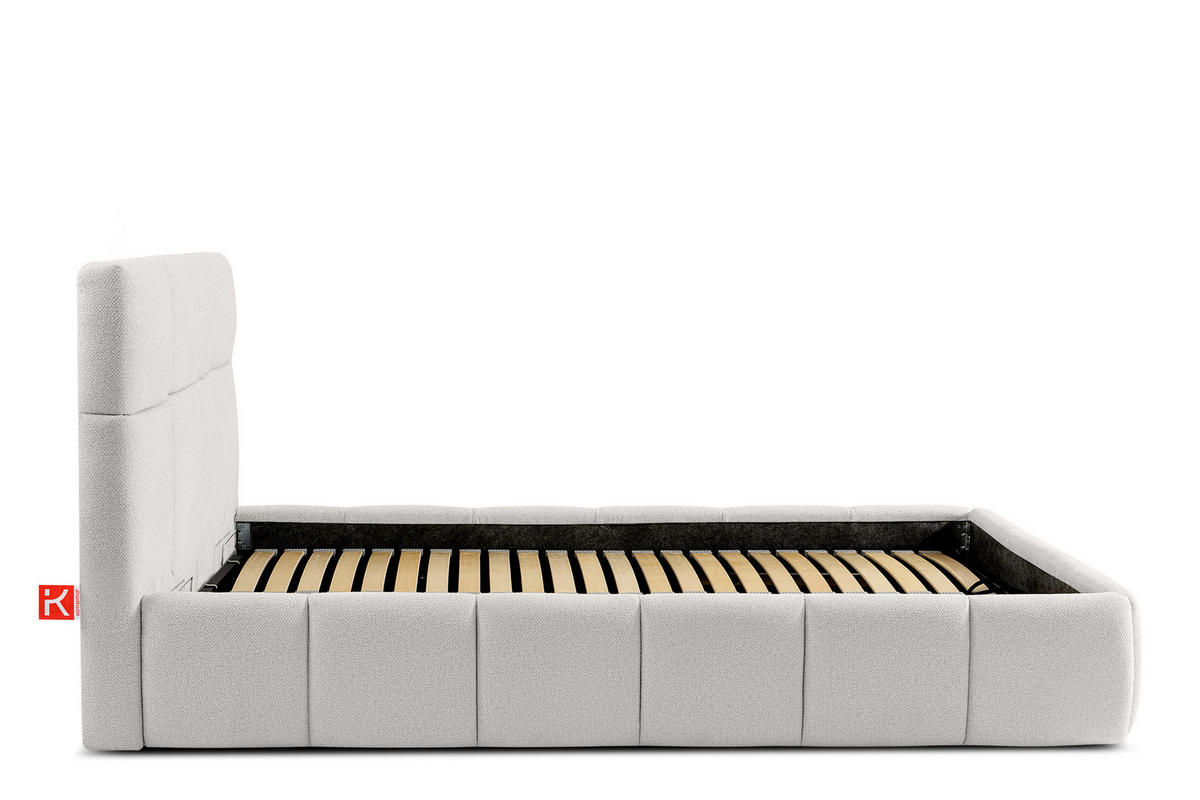 POLSTERBETT ALTOS, weiß - Weiß, Holz/Holzwerkstoff (140/200cm) - KONSIMO®