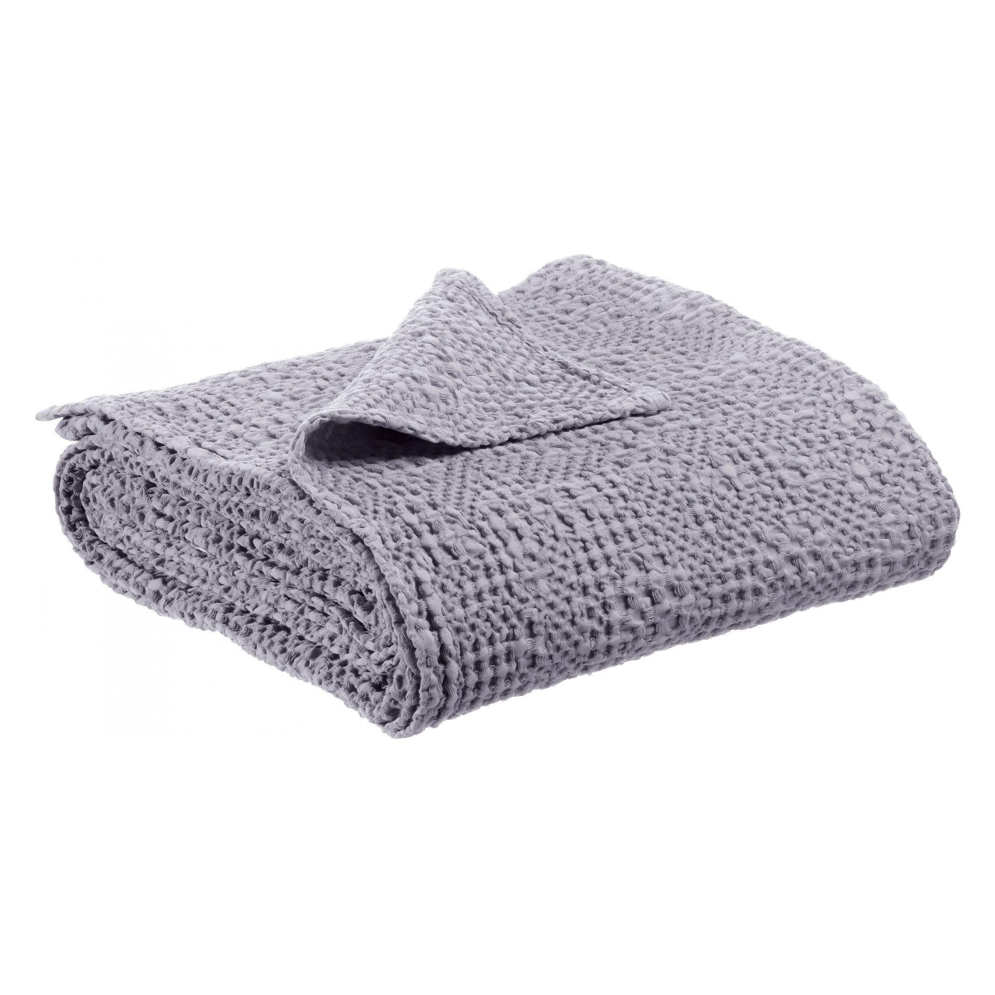 BETTÜBERWURF Tana brume 180 x 260 cm - Lila, Textil (180/260cm) - Vivaraise