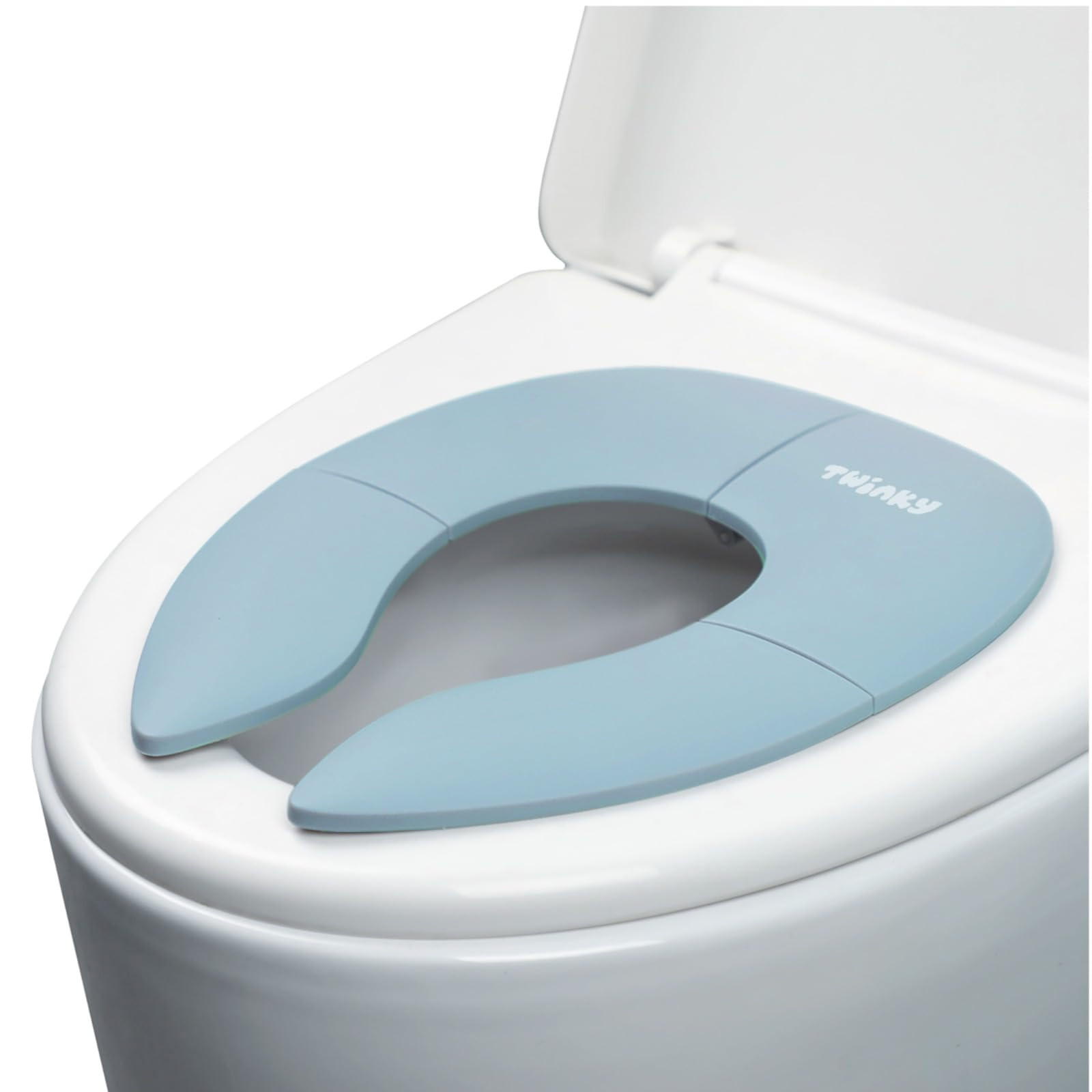 TOILETTENTRAINER Mini Potty 2-in-1 WC Reduzierer Blau - Blau, Kunststoff (29/36cm) - Twinky