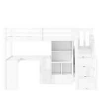 HOCHBETT 90/200 cm Weiß - Weiß, Holz - Raumix