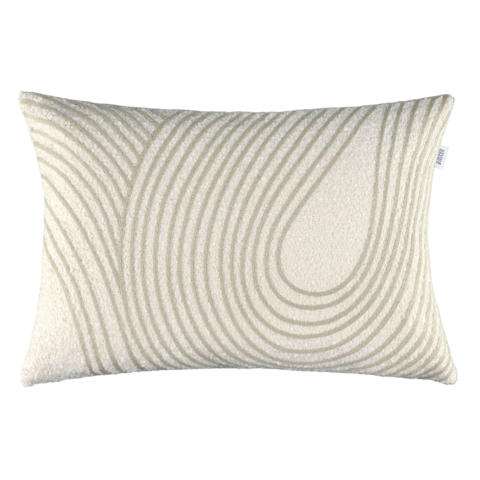 OBLIEČKA na vankúš LASSO - perleťová, textil (58/38cm) - Schöner Wohnen