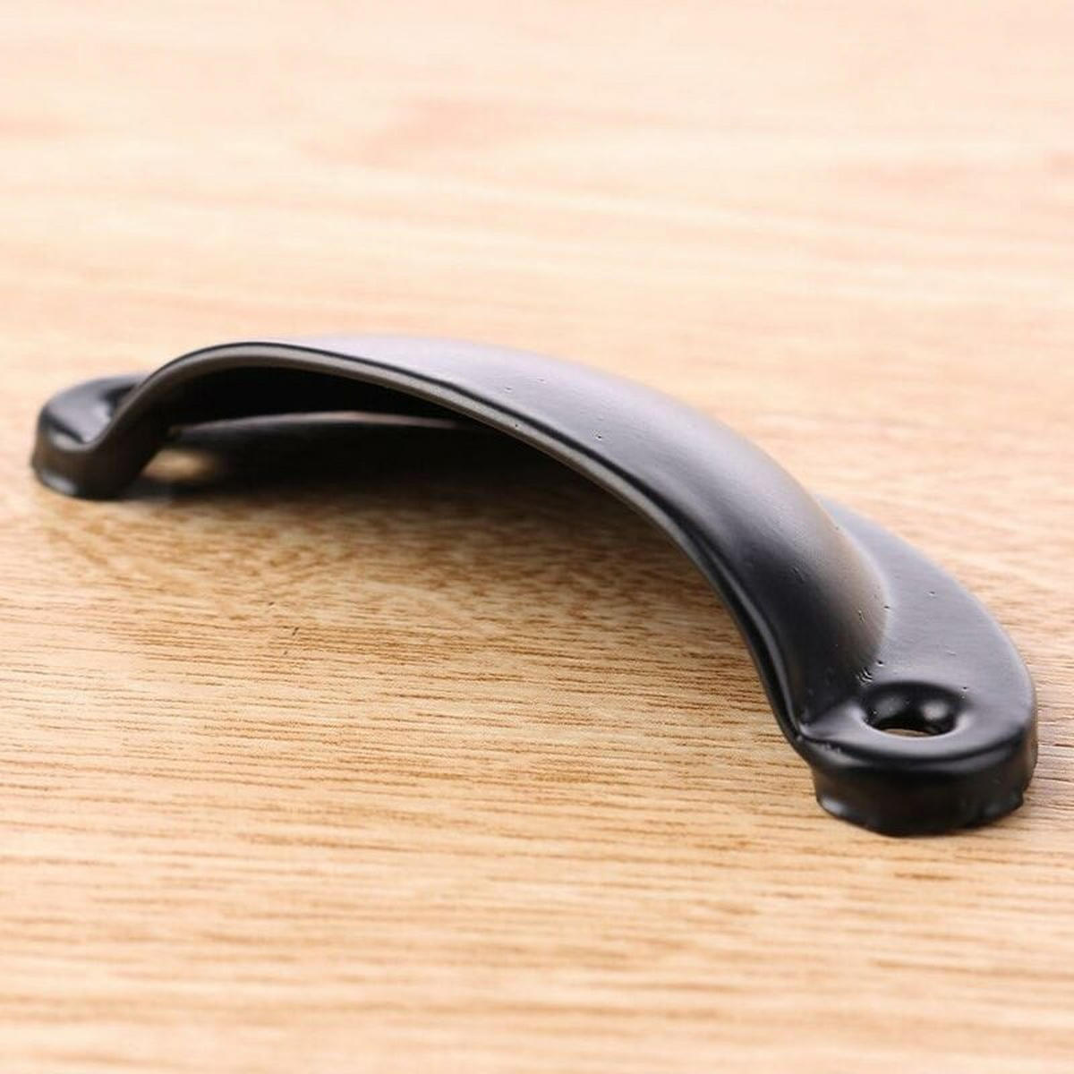 MÖBELGRIFF Schwarz 12er-Set 82 mm - Schwarz, Metall (8.2/3/8.2cm)