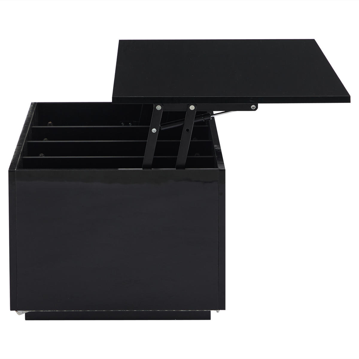 COUCHTISCH Black 100/50/35 cm - Schwarz, Holz (100/50/35cm) - Urban Meuble