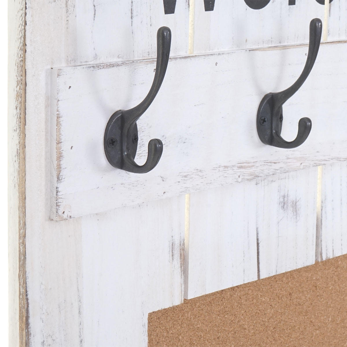 WANDGARDEROBE MIT PINNWAND Weiß - Weiß, Holz (60/91/3cm) - MCW