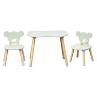 KINDERSITZGRUPPE Grün 56/60/44 cm - Pastellgrün, Holzwerkstoff (60/44/56cm) - Mobili Rebecca