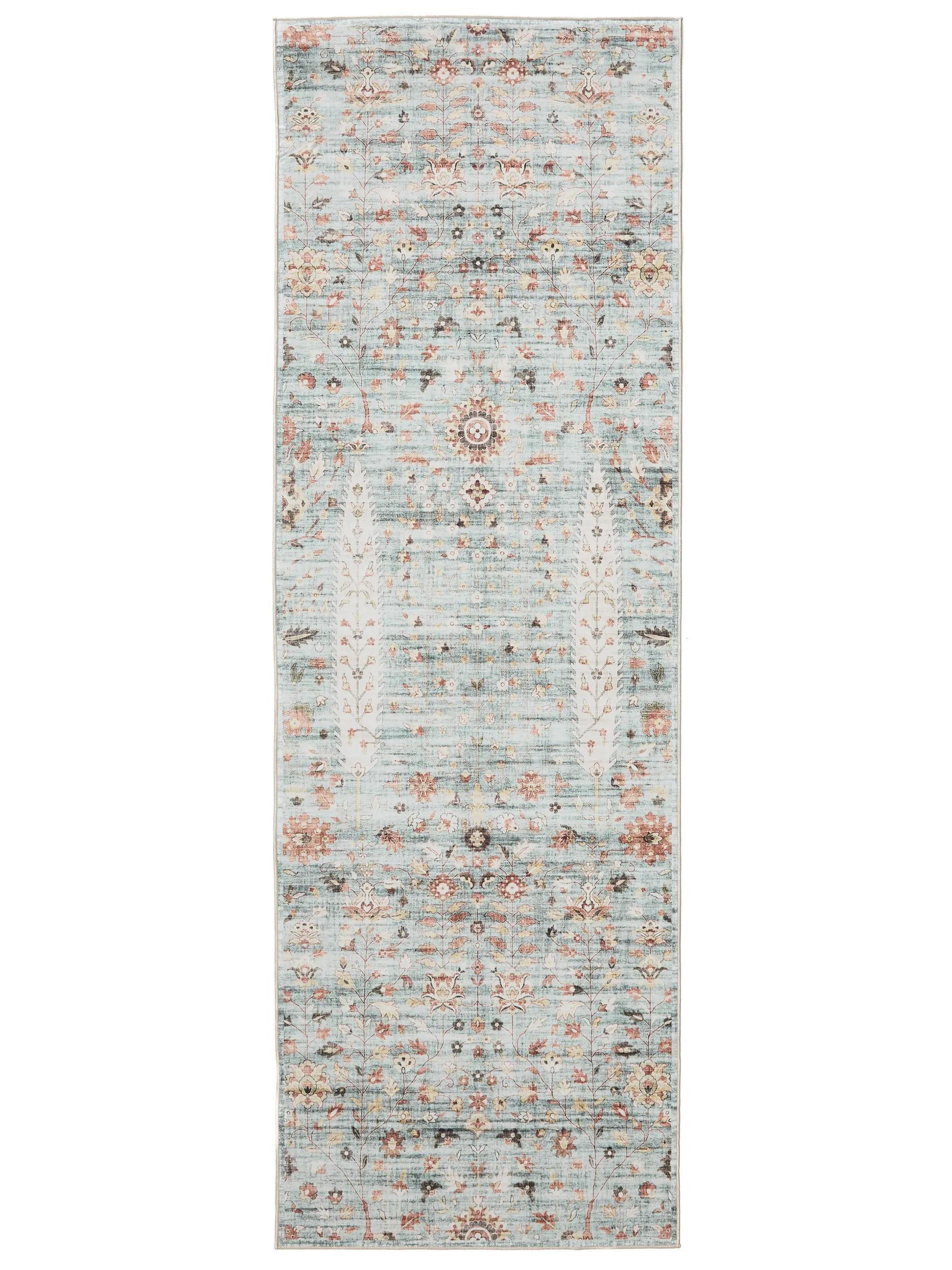TEKAŠKI prt George turkizna 80x240 cm - turkizna, umetna masa (80/240cm) - benuta