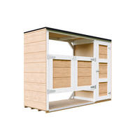 MÜLLTONNENBOX 2er 240L, M981A-HARVEST HONEY, aus wetterfestem LP Smartside Holz - Honig, Holz (217/159/75cm) - Timbela