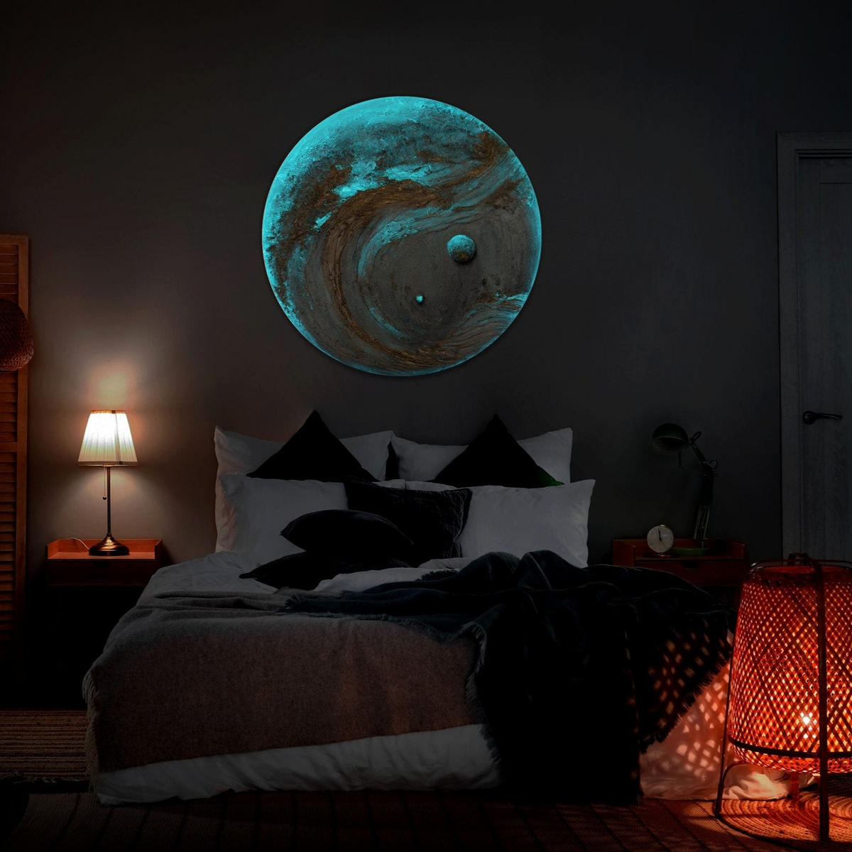 GEMÄLDE Helion auf Keilrahmen 60 cm - Multicolor, Holz (60/60cm) - YS-art gallery