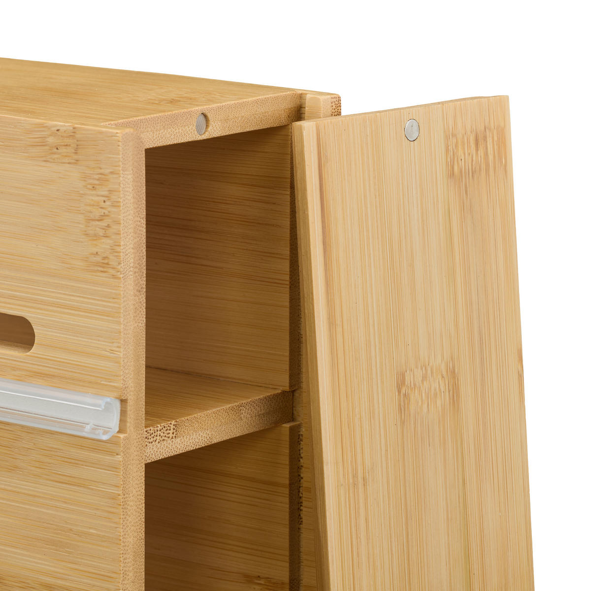 FOLIENSPENDER - Hellbraun, Holz/Kunststoff (33.5/21.5/8cm) - Relaxdays