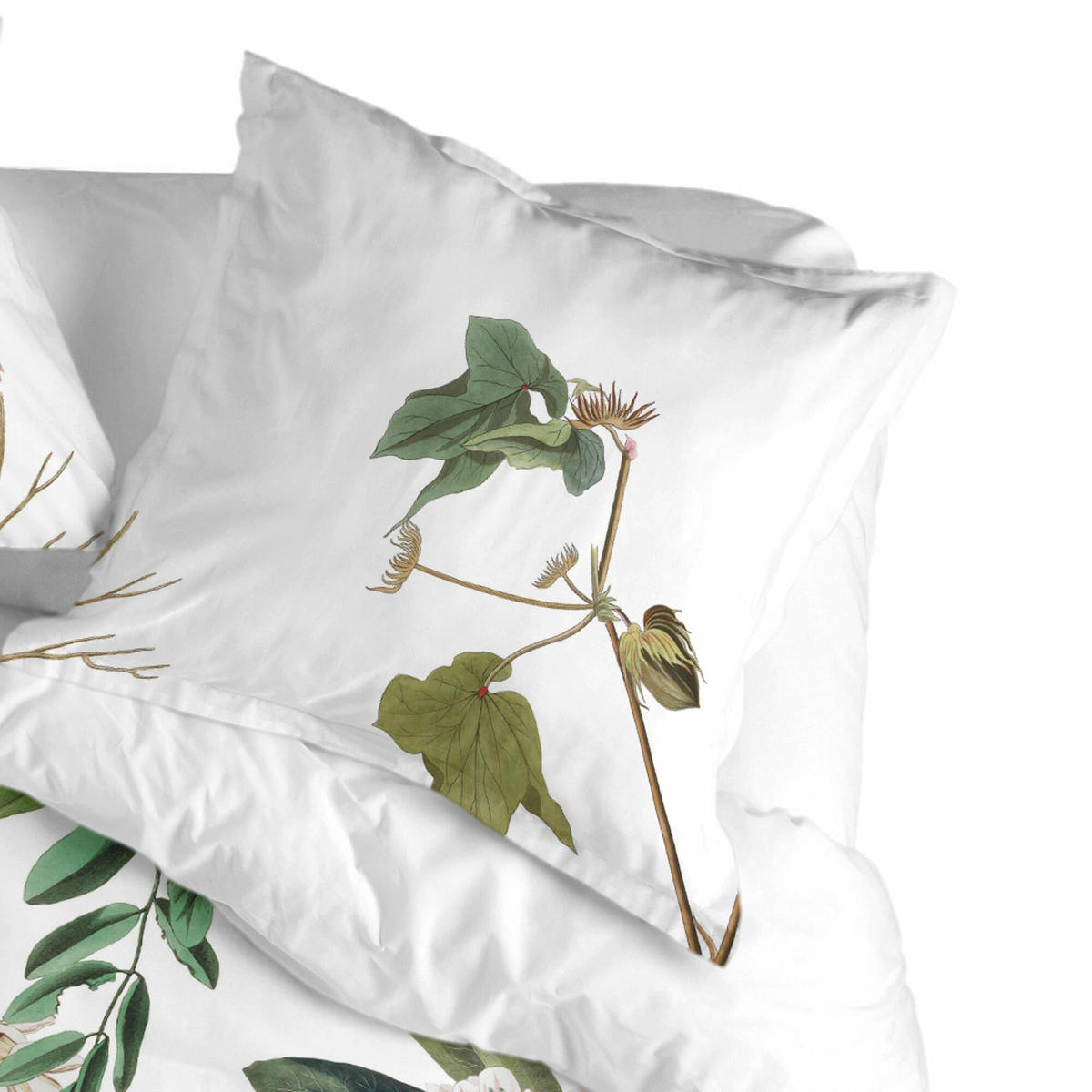 KISSENBEZUG blooming 60x60 cm mehrfarbig - Multicolor, Textil (60/60cm) - Happy Friday