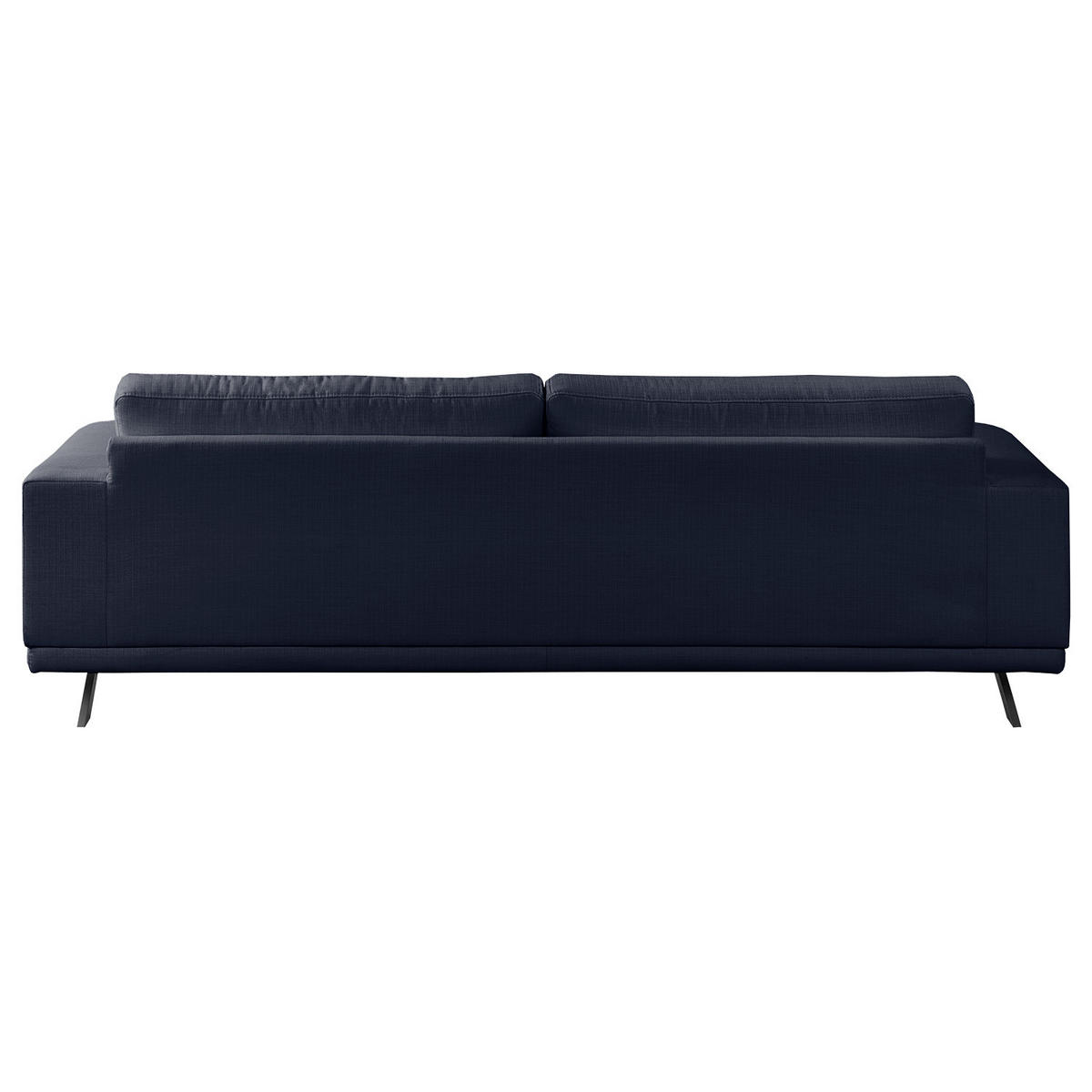 2,5-SITZER SOFA - Strukturstoff - Dunkelblau, Textil (216/81/89cm) - home24