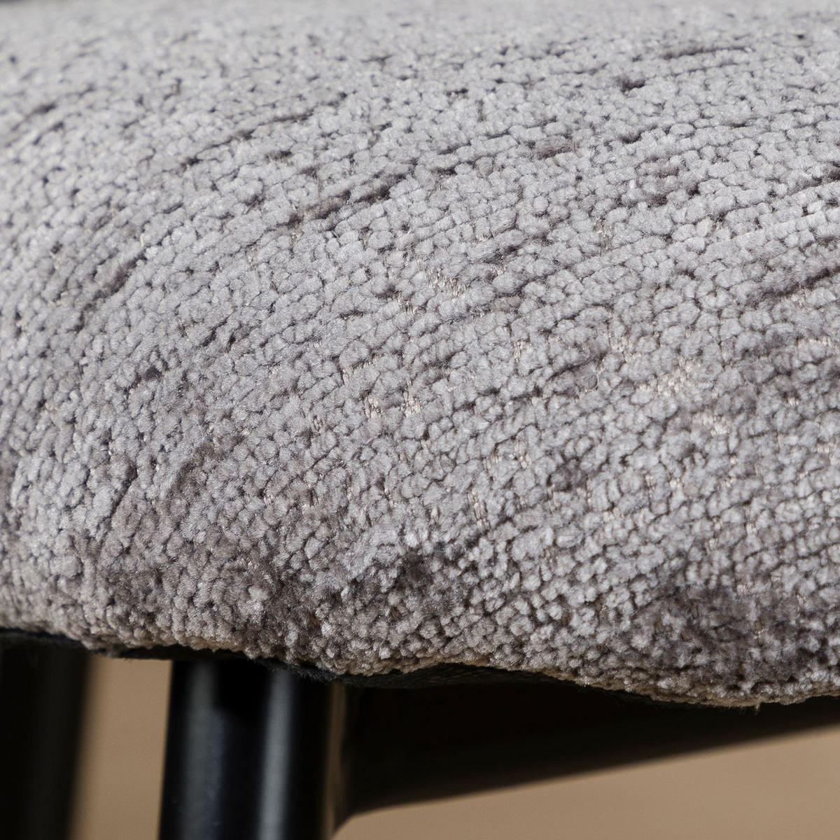 ESSZIMMERSTÜHLE SERENA 2er-Set grau - Grau, Textil (46/83/53cm) - IDIMEX