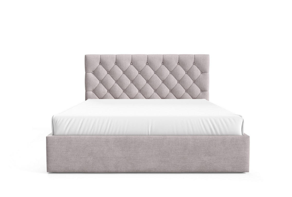 POLSTERBETT BEZA IV - Dunkelgrau - Dunkelgrau, Holz/Textil (140/200cm) - AN-Moebel 4u