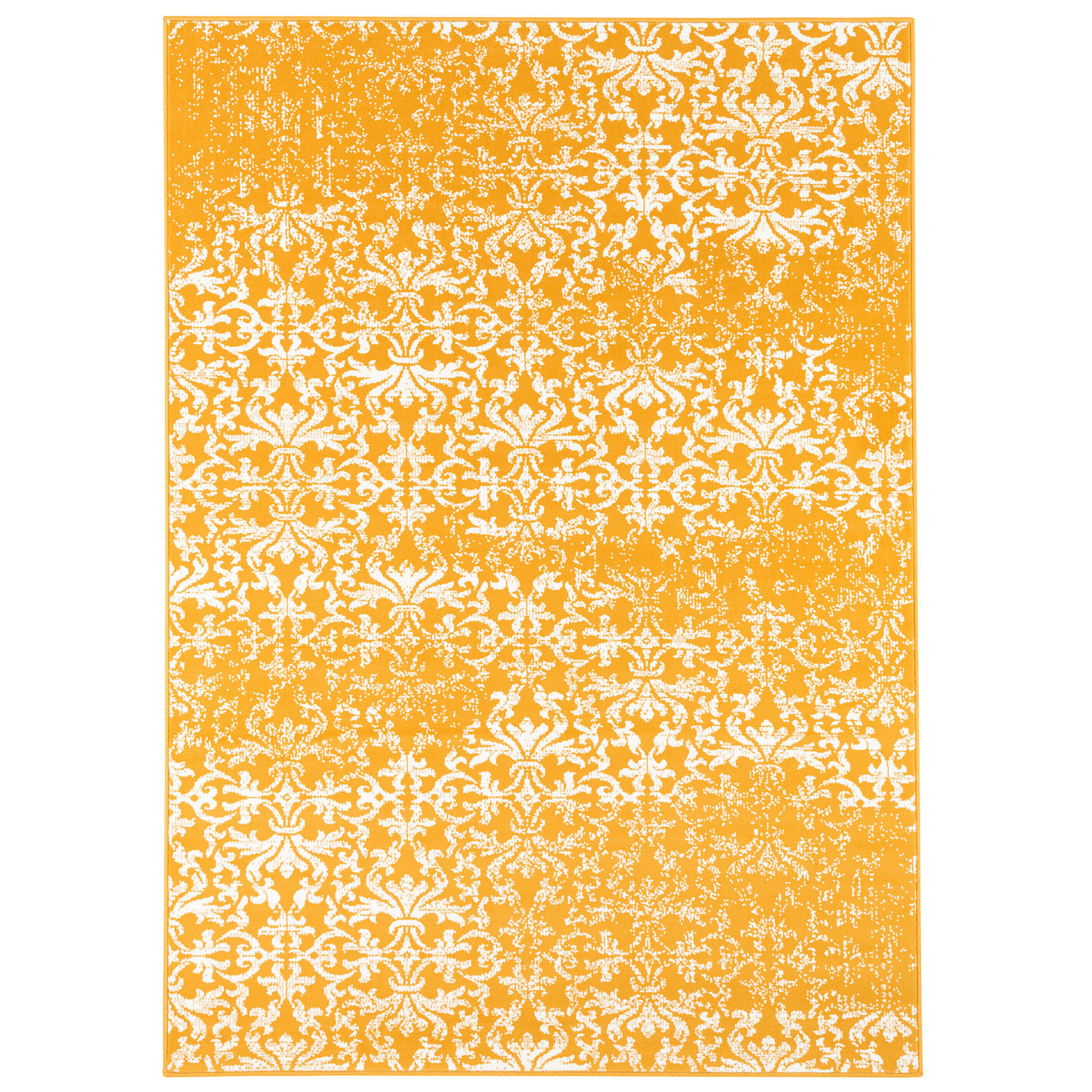 DESIGNER KURZFLOR TEPPICH MODERNE MUSTER - Gelb, Textil (140/200cm) - Pergamon