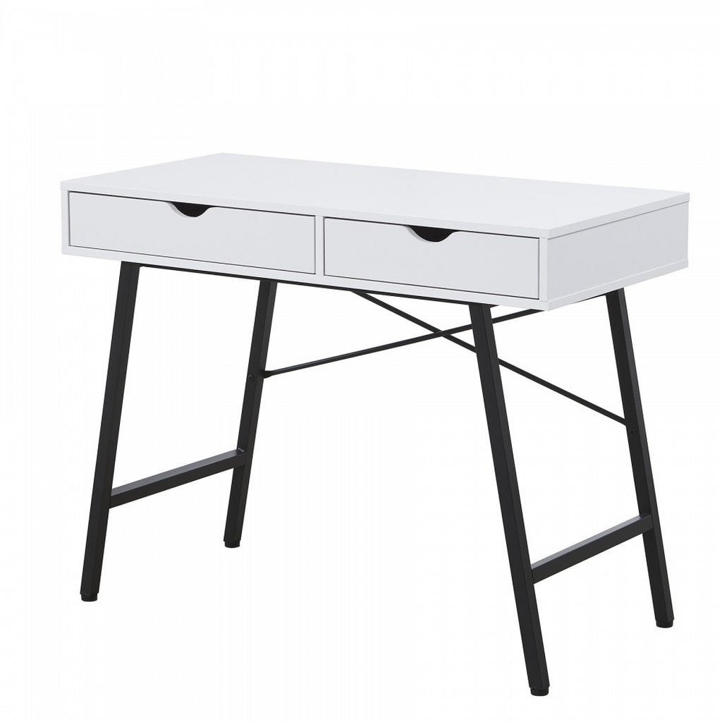 Thumbnail - Weber Industries Schreibtisch, Weiß, Holzwerkstoff, 2 Schubladen, 50x151x120 cm, Arbeitszimmer, Schreibtische, Bürotisch...