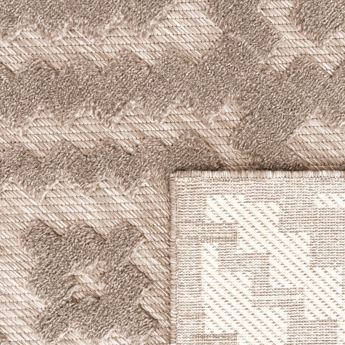 OUTDOORTEPPICH 60/100 cm Livorno 672 - Beige, Textil (60/100cm) - Paco Home