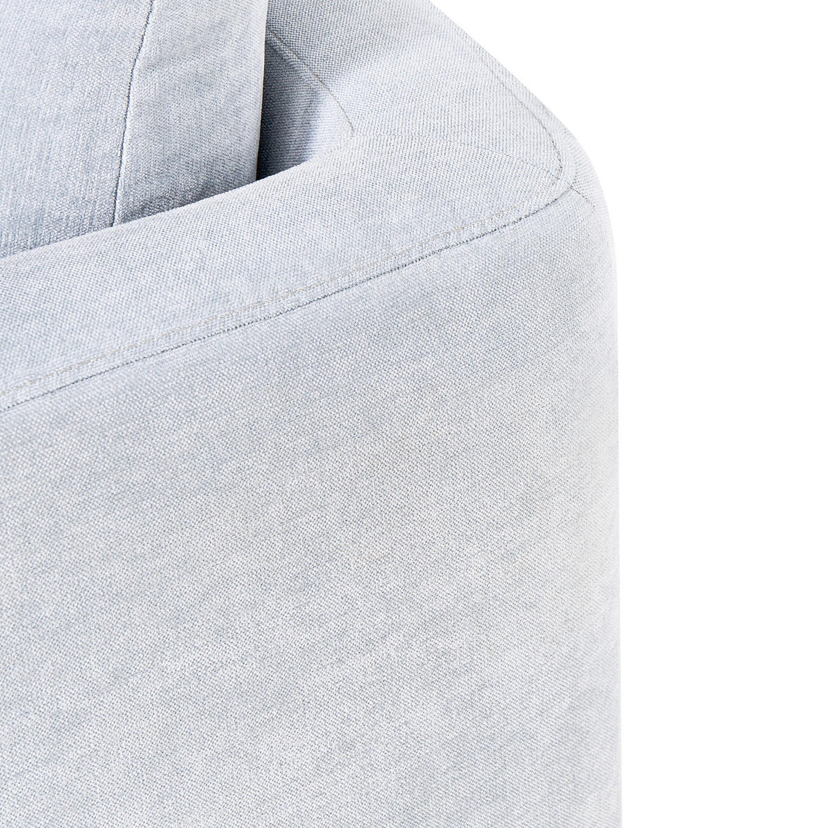 POHOVKA 2-místná Žinylková látka Světle modrá Gimo - světle hnědá, textil (149/83/80cm) - Beliani