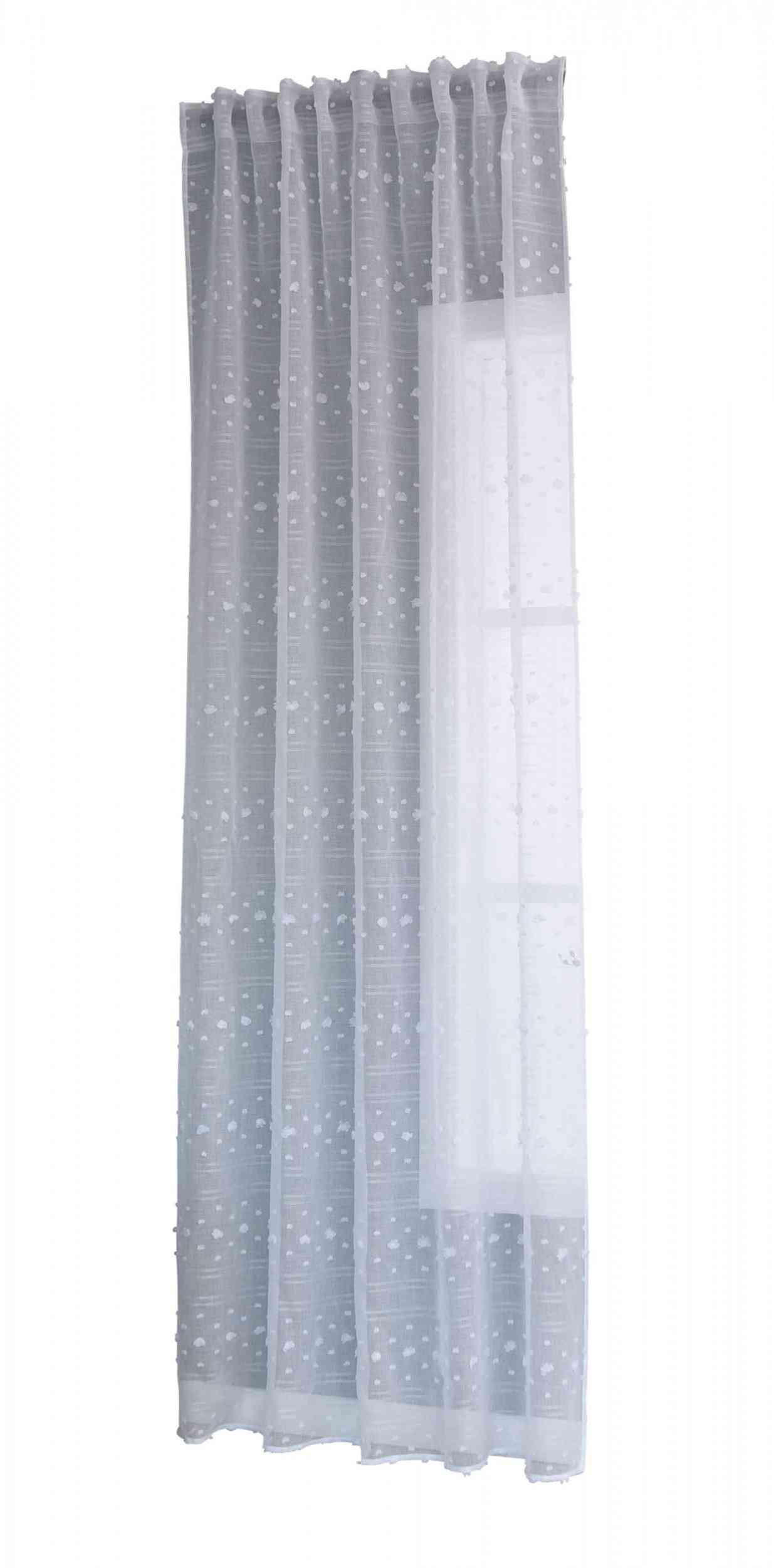 Gardinenbox Gardine Weiß 145x245 cm