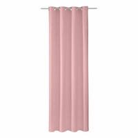 ÖSENVORHANG DOVE Blickdicht - Rosa, Textil (140/0.5/245cm) - Tom Tailor