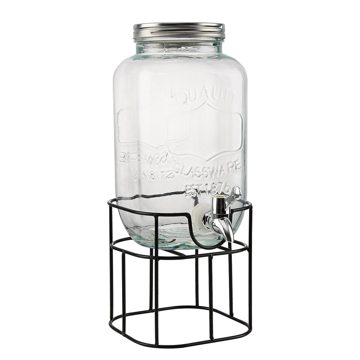 GETRÄNKESPENDER Refresh - Transparent, Glas (3.5L) - Butlers
