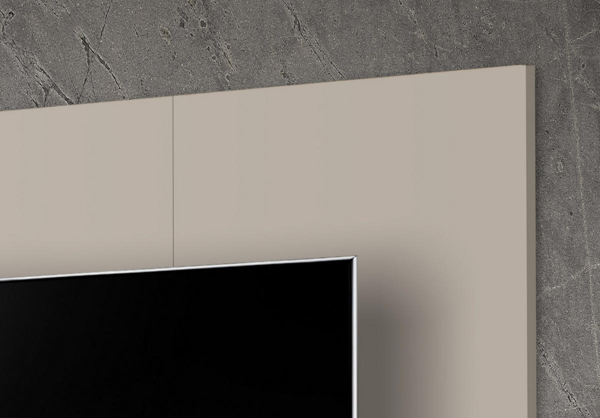 TV-LOWBOARD Kaschmir 160 cm hängend, Set inklusive Wandpaneel - Kaschmir, Holzwerkstoff (160/148/40cm) - Inn.Furn