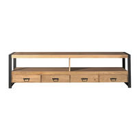 TV-MÖBEL Britt Braun 45/220/60 cm - Braun, Holz (220/60/45cm) - Starfurn