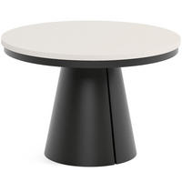 TISCH Kaschmir ALMA Ausziehbar 120/196 cm - Kaschmir/Schwarz, Holzwerkstoff (2/120/76cm) - Sepro Meble