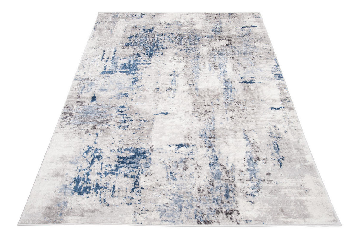 TEPPICH SKY Grau Blau 180/250 cm - Blau/Grau, Textil (180/250cm) - Tapiso
