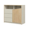 KOMMODE Aston 05 - Eichefarben/Beige, Holzwerkstoff (100/91/41cm) - MIRJAN24