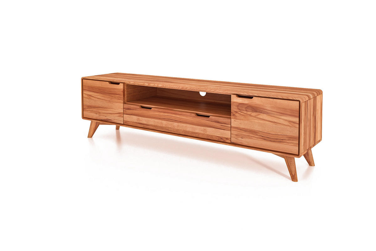 GREG HIFI-SCHRANK Kernbuche - Kernbuche, Holz (180/48/40cm) - byoak