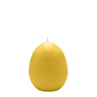 EIKERZEN Senf Mustard, 60 x Ø 45 mm, 6 Stück - Gelb, Paraffin (4.5/6/6cm) - Kopschitz Kerzen