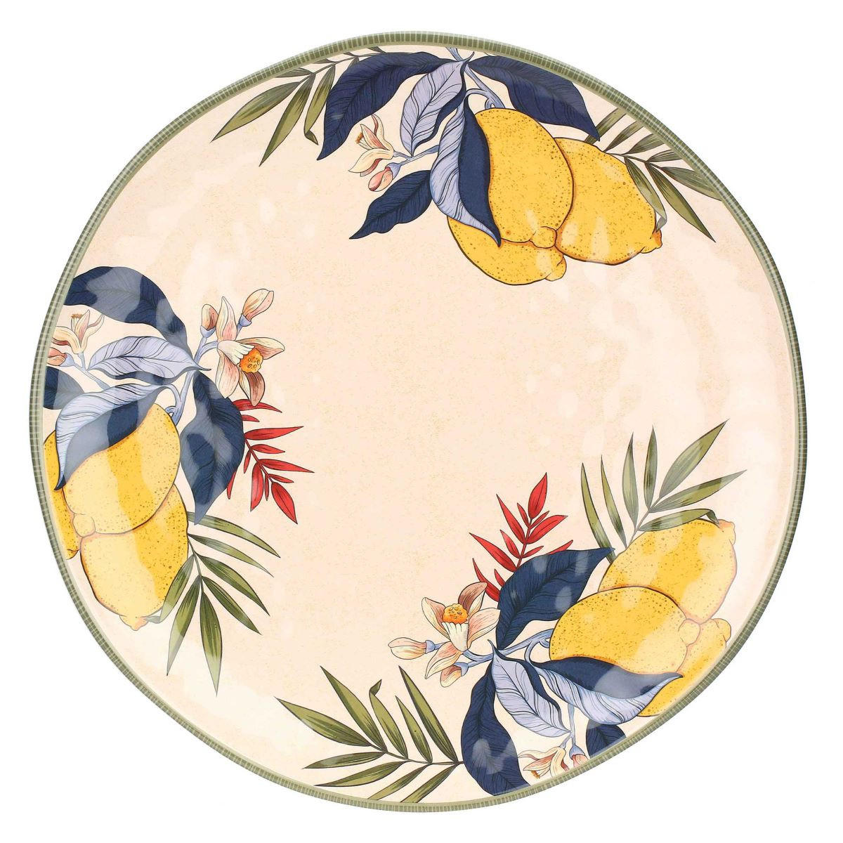 Rose & Tulipani Servierteller Currygelb 21x2x21 cm