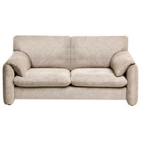 2-SITZER-SOFA Stoff Taupe Geta - Taupe, Textil (175/77/88cm) - Beliani