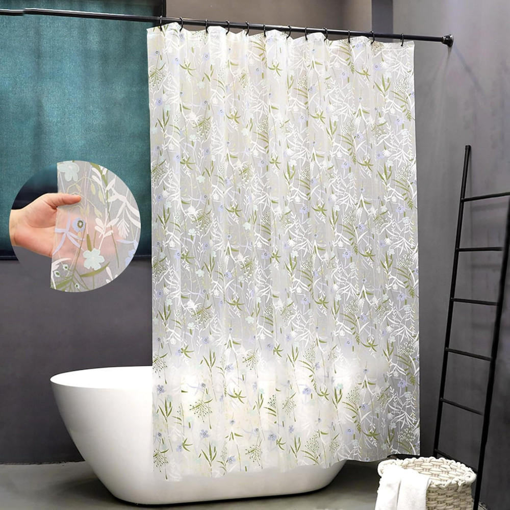 Mcboson Duschvorhang Transparent 180x180 cm
