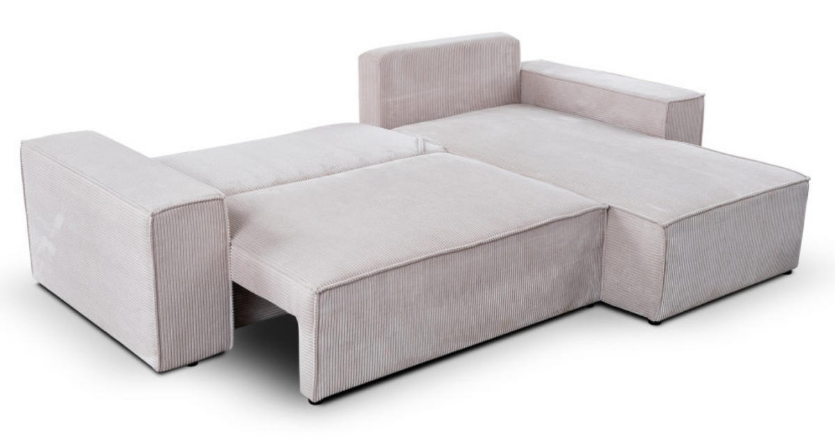 ECKSOFA Beige AGA Rechts - Beige, Textil (181/279cm) - Sepro Meble