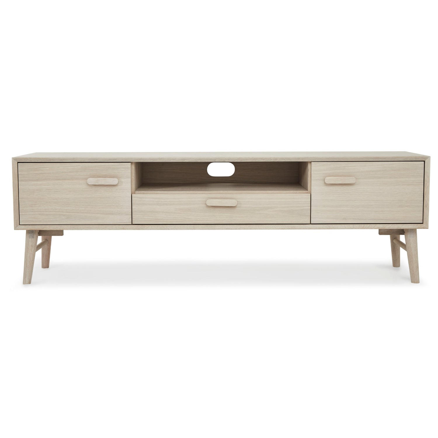 TV-ELEMENT Eiche massiv - Eichefarben, Holz/Holzwerkstoff (160/50/42cm) - Furnhouse