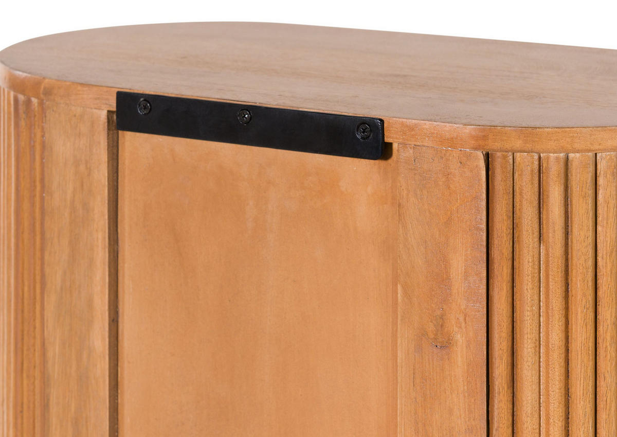 HÄNGESCHRANK Mango 55x30x65 natur lackiert BARCELONA #558 - Naturfarben, Holz (55/65/30cm) - Massivmoebel24
