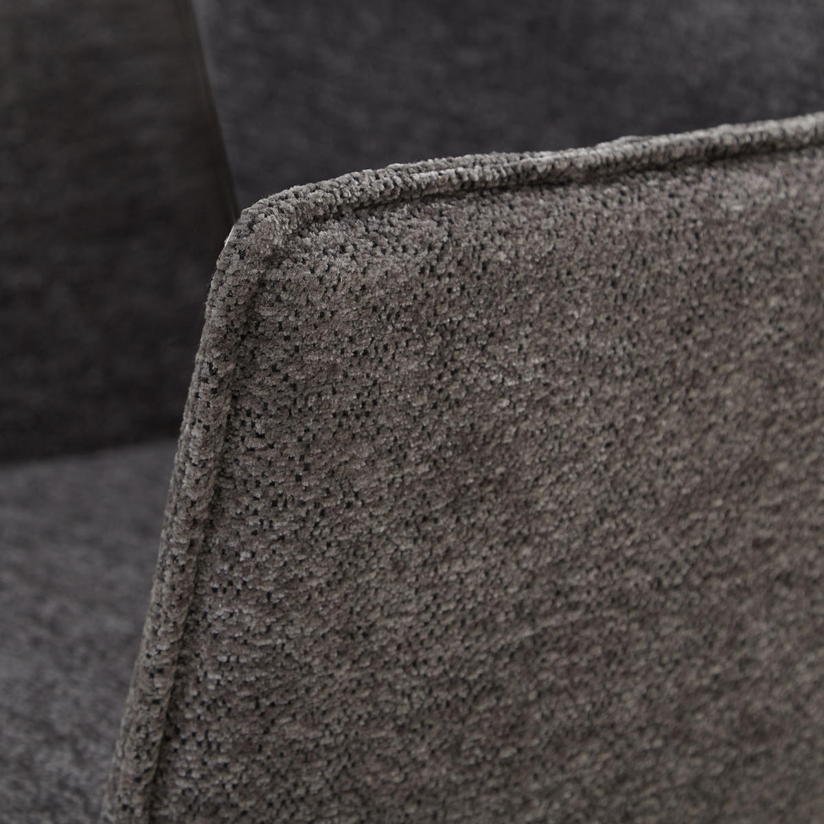ARMLEHNSTUHL 2 Stück in Stahl drehbar Grau - Grau, Textil (61/93/60cm) - Homestyle4u