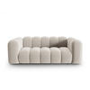 SOFA Lupine aus Samt beige 2 Sitzplätze - Beige, Textil (200/70/95cm) - Micadoni