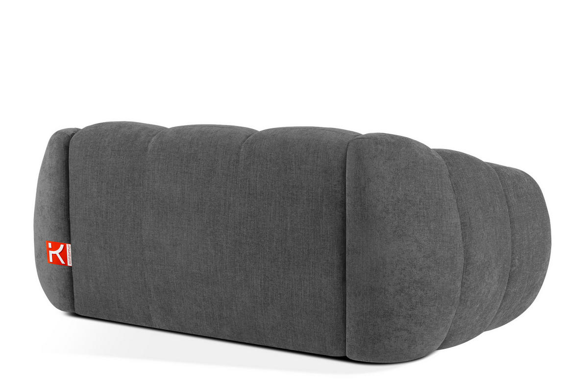 2-SITZER SOFA FLAVA, Aschgrau - Grau, Holz/Holzwerkstoff (200/76/100cm) - KONSIMO®