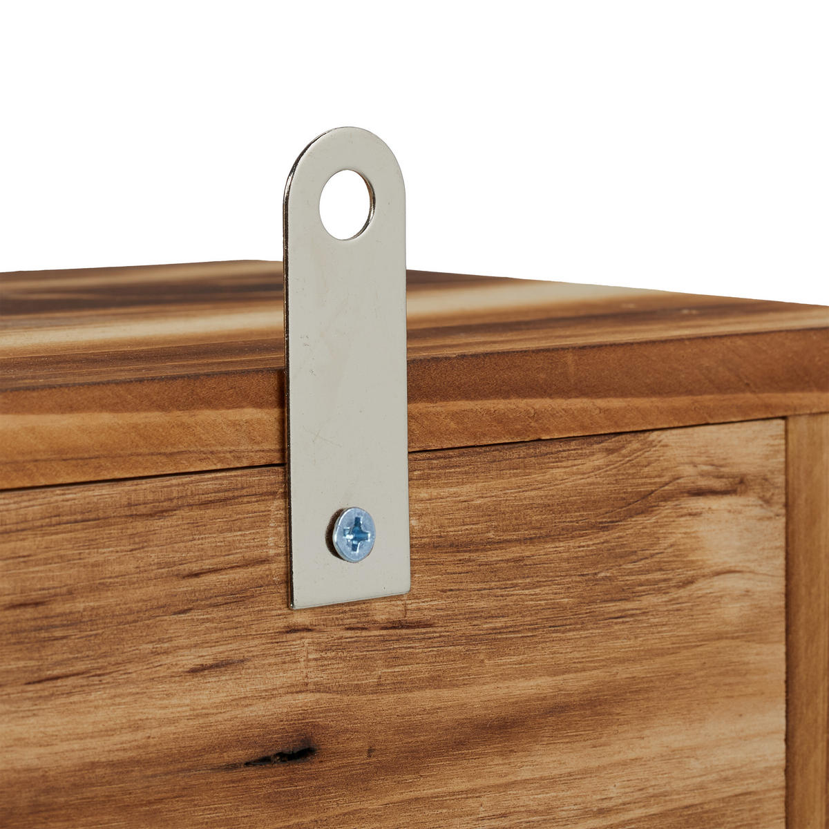NISTKASTEN - Braun, Holz/Metall (43.5/22/15cm) - Relaxdays