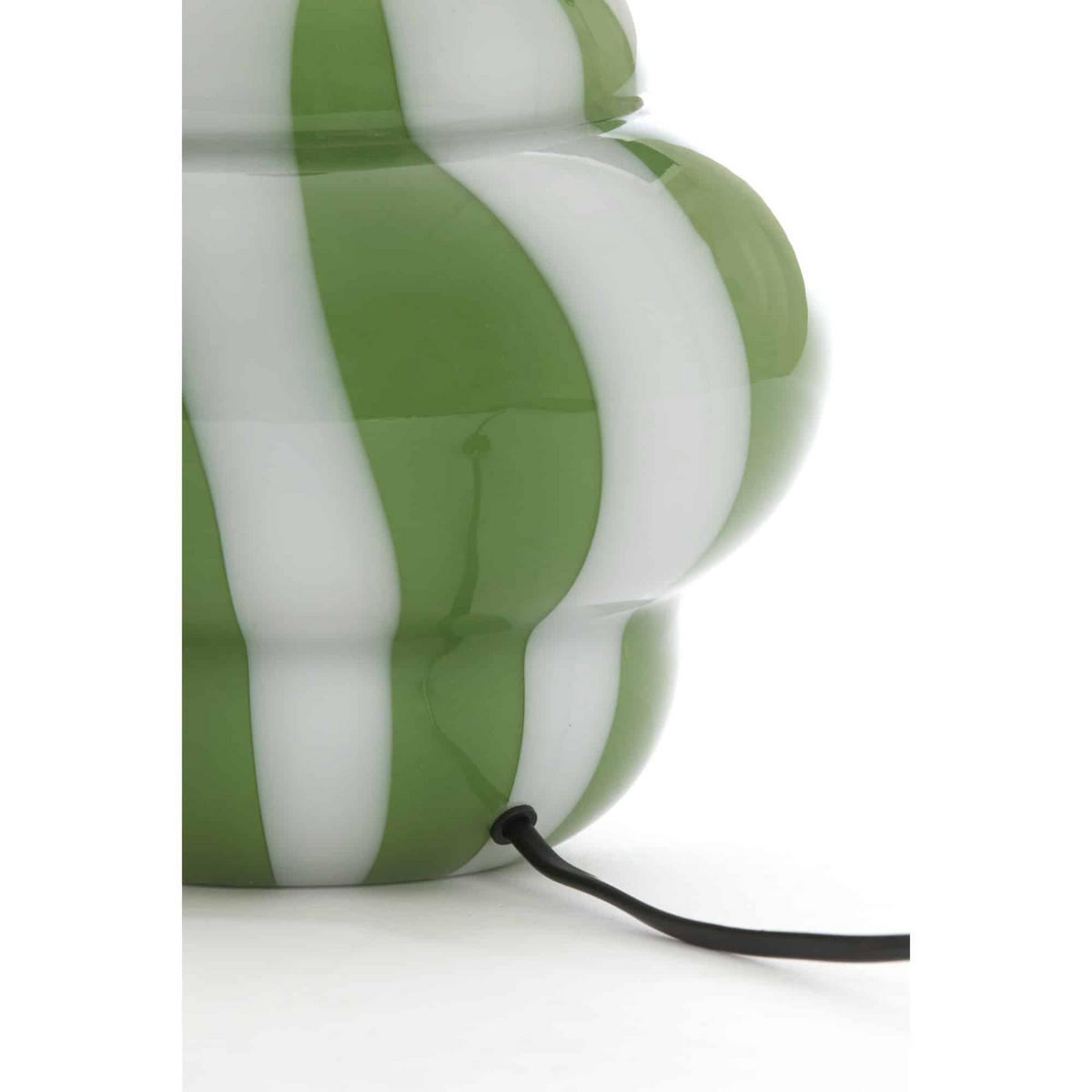 LAMPENFUSS Ylien Grün 22/22/28 cm - Grün, Glas (22/22/28cm) - Light & Living