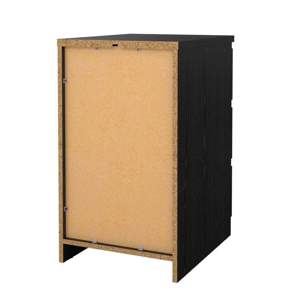 KOMMODE Schwarz 40.4/50/70.1 cm - Schwarz, Holzwerkstoff (50/70.1/40.4cm) - DMORA